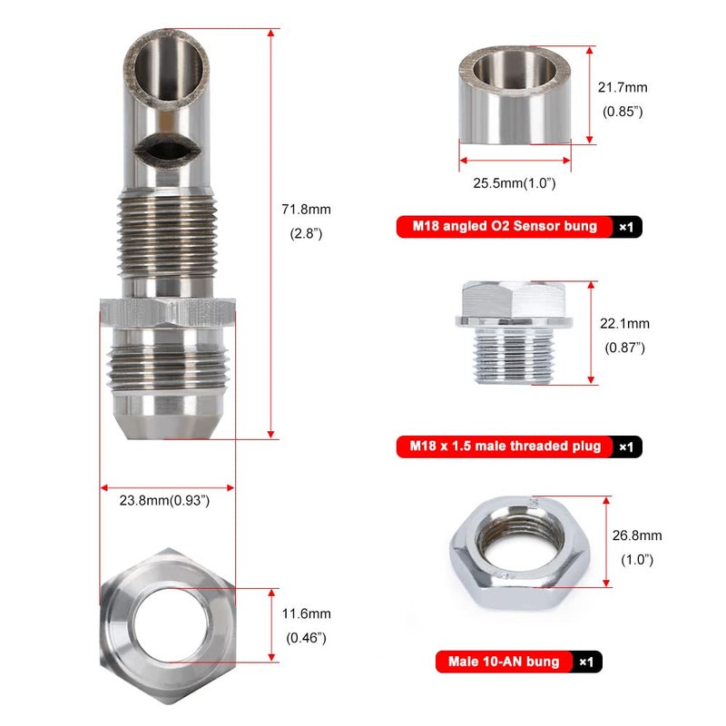 PQY Universal Stainless Steel E-VAC Scavenger Kit includes T304 SS E-VAC fitting - Image 3